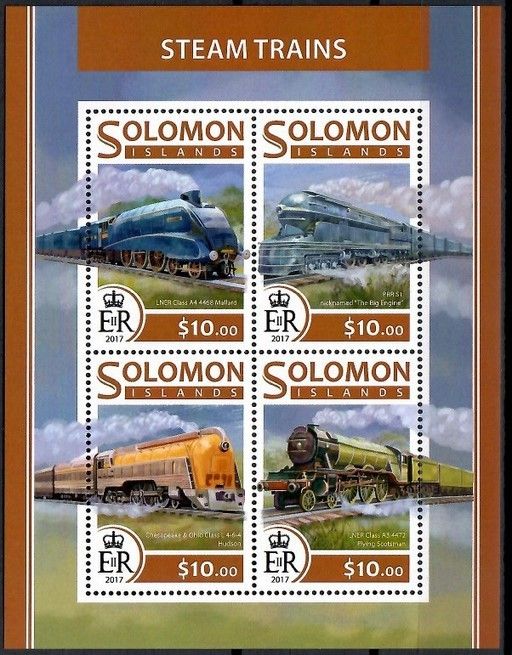 Znaczek Wyspy Salomona 2017 Mi ark 4481-4484 Czyste **