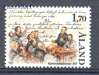 Znaczek Wyspy Alandzkie 1987 Mi 25 Czyste **