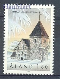 Znaczek Wyspy Alandzkie 1992 Mi 64 Czyste **
