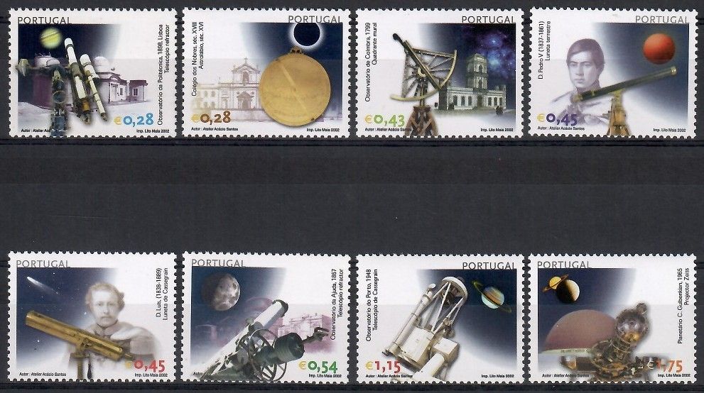 Znaczek Portugalia 2002 Mi 2583-2590 Czyste **
