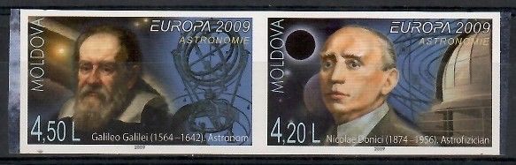 Znaczek Mołdawia 2009 Mi 650-651B Czyste **