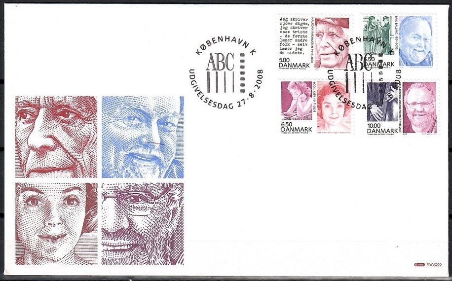 Znaczek Dania 2008 Mi 1505-1508 FDC