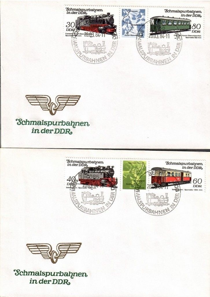 Znaczek NRD / DDR 1984 Mi 2864-2867 FDC