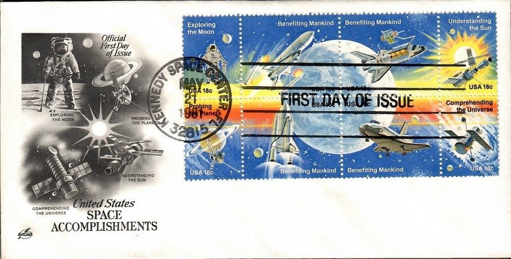 Znaczek USA 1981 Mi 1481-1488 FDC