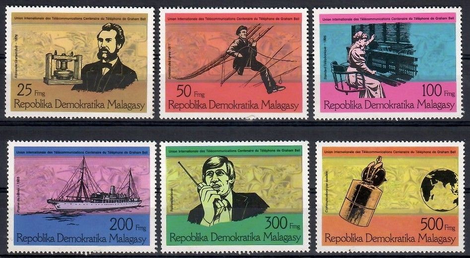 Znaczek Madagaskar 1976 Mi 794-799 Czyste **