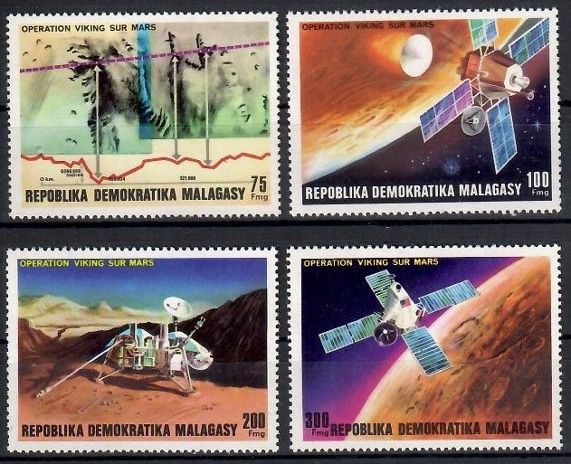 Znaczek Madagaskar 1976 Mi 814-817 Czyste **
