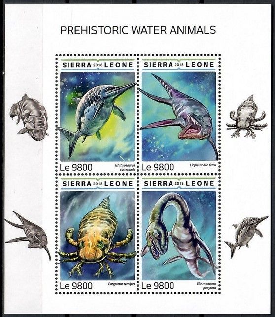 Znaczek Sierra Leone 2018 Mi ark 9951-9954 Czyste **