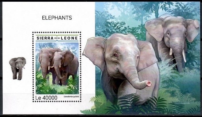 Znaczek Sierra Leone 2018 Mi bl 1501 Czyste **