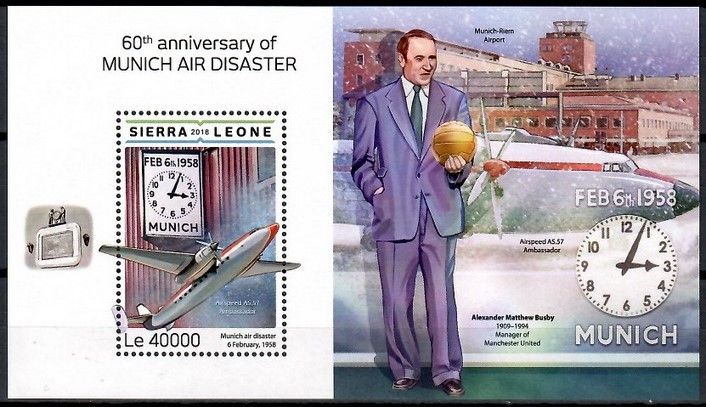 Znaczek Sierra Leone 2018 Mi bl 1511 Czyste **