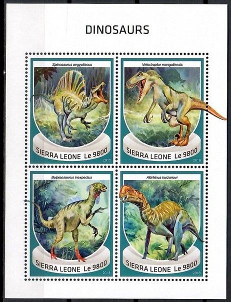 Znaczek Sierra Leone 2018 Mi ark 10051-10054 Czyste **