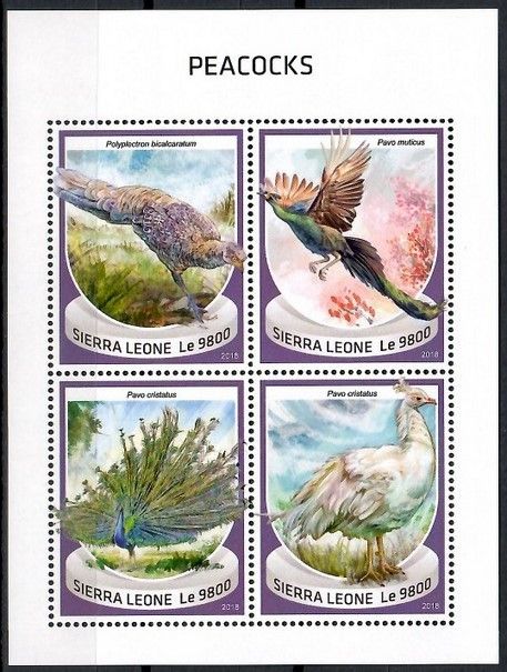 Znaczek Sierra Leone 2018 Mi ark 10061-10064 Czyste **