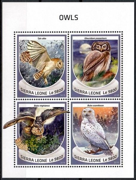 Znaczek Sierra Leone 2018 Mi ark 10066-10069 Czyste **