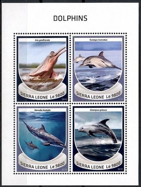 Znaczek Sierra Leone 2018 Mi ark 10071-10074 Czyste **