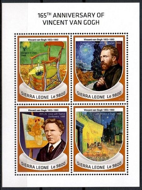 Znaczek Sierra Leone 2018 Mi ark 10081-10084 Czyste **