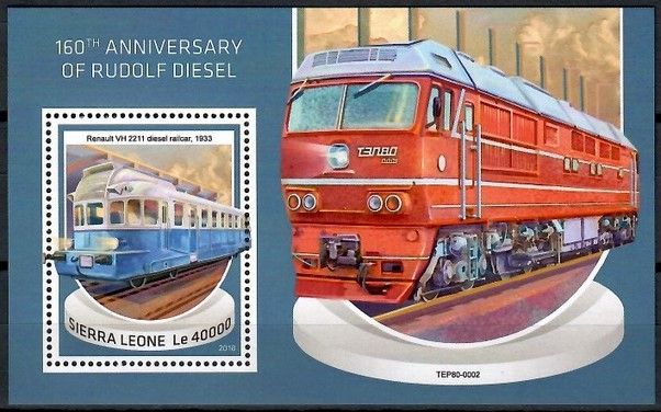 Znaczek Sierra Leone 2018 Mi bl 1526 Czyste **