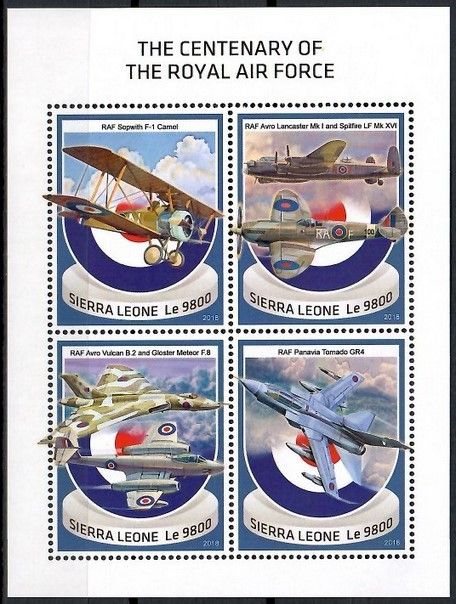 Znaczek Sierra Leone 2018 Mi ark 10091-10094 Czyste **