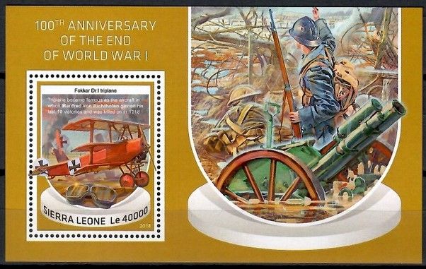 Znaczek Sierra Leone 2018 Mi bl 1528 Czyste **