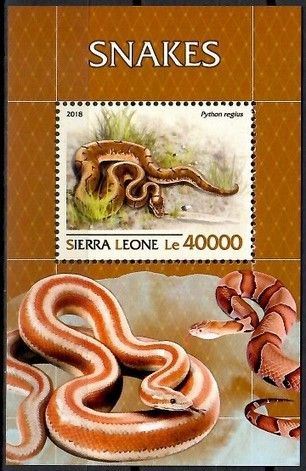 Znaczek Sierra Leone 2018 Mi bl 1550 Czyste **