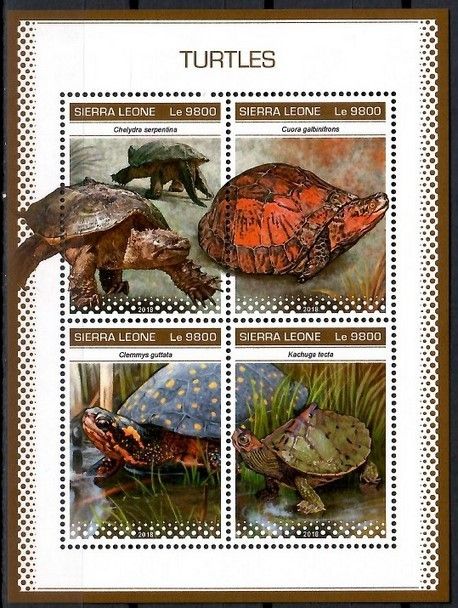 Znaczek Sierra Leone 2018 Mi ark 10305-10308 Czyste **
