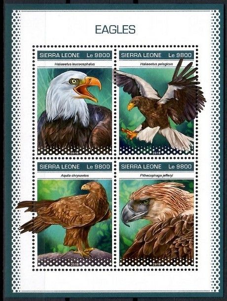 Znaczek Sierra Leone 2018 Mi ark 10315-10318 Czyste **