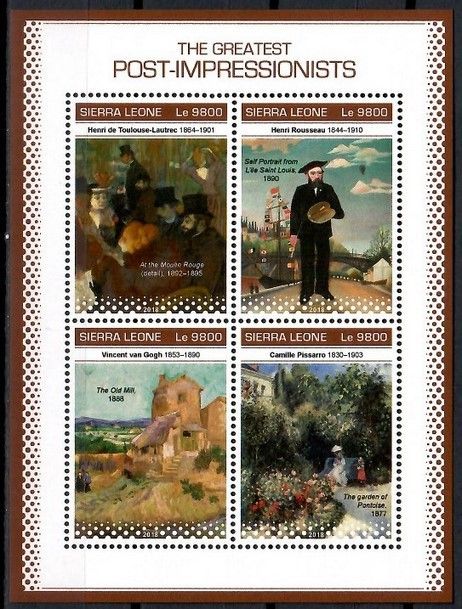 Znaczek Sierra Leone 2018 Mi ark 10335-10338 Czyste **