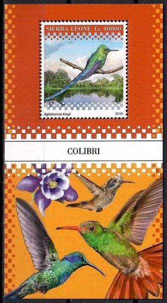 Znaczek Sierra Leone 2018 Mi bl 1591 Czyste **