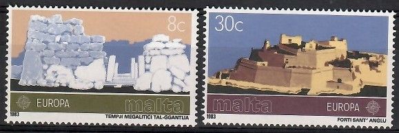 Znaczek Malta 1983 Mi 680-681 Czyste **