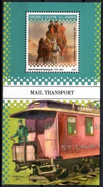 Znaczek Sierra Leone 2018 Mi bl 1599 Czyste **