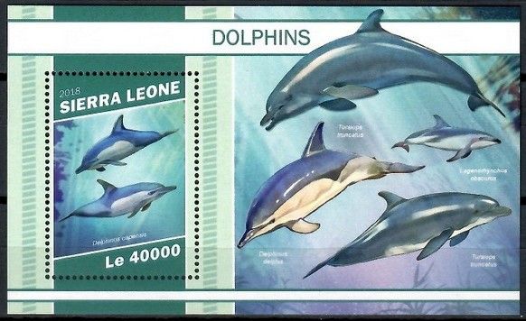 Znaczek Sierra Leone 2018 Mi bl 1617 Czyste **