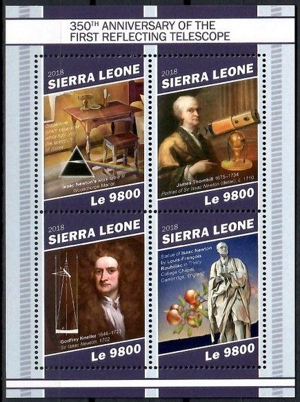 Znaczek Sierra Leone 2018 Mi ark 10569-10572 Czyste **