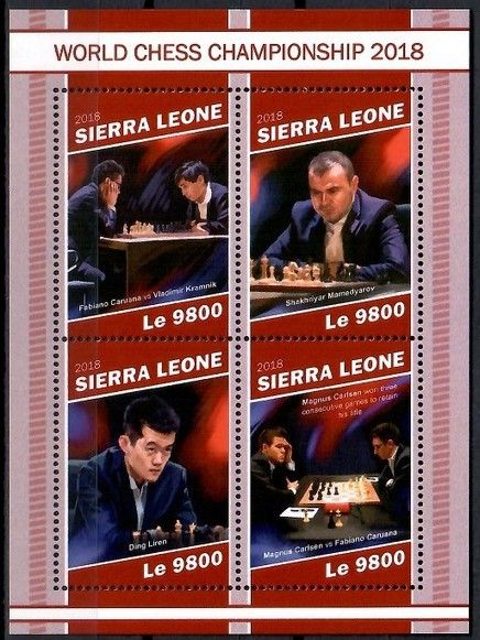 Znaczek Sierra Leone 2018 Mi ark 10594-10597 Czyste **