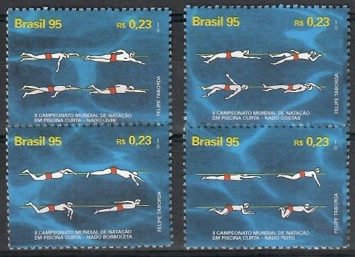 Znaczek Brazylia 1995 Mi 2679-2682 Czyste **