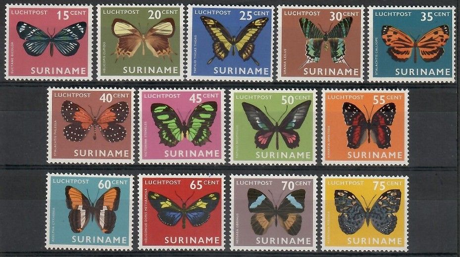 Znaczek Surinam 1972 Mi 623-635 Czyste **