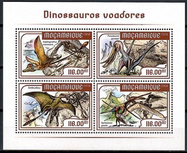 Znaczek Mozambik 2018 Mi ark 9359-9362 Czyste **