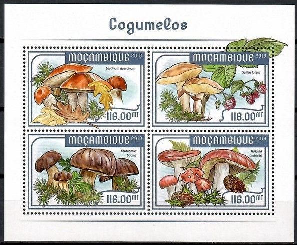 Znaczek Mozambik 2018 Mi ark 9349-9352 Czyste **