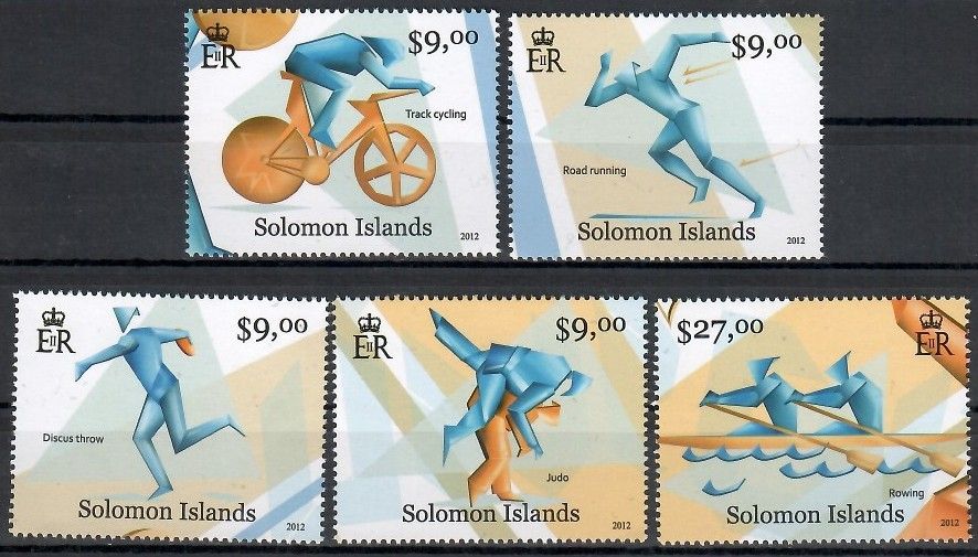Znaczek Wyspy Salomona 2012 Mi 1556-1560 Czyste **