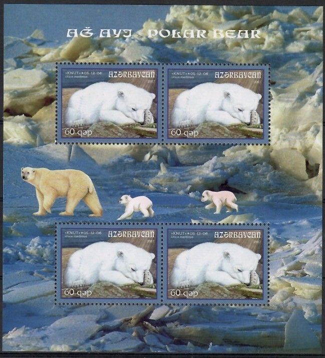 Znaczek Azerbejdżan 2007 Mi bl 73 Czyste **