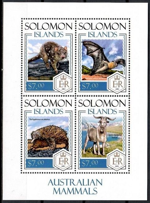 Znaczek Wyspy Salomona 2014 Mi ark 2322-2325 Czyste **