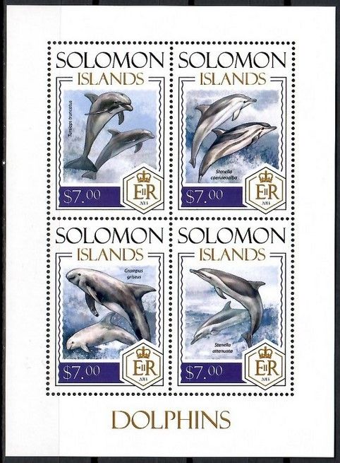 Znaczek Wyspy Salomona 2014 Mi ark 2337-2340 Czyste **