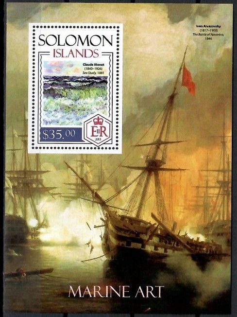 Znaczek Wyspy Salomona 2014 Mi bl 262 Czyste **