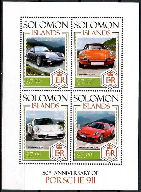 Znaczek Wyspy Salomona 2014 Mi ark 2417-2420 Czyste **