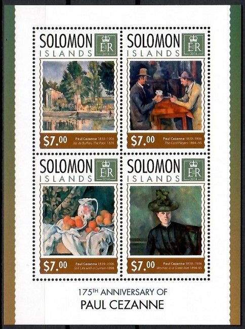 Znaczek Wyspy Salomona 2014 Mi ark 2502-2505 Czyste **