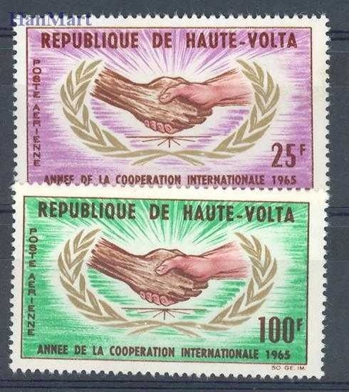 Znaczek Burkina Faso 1965 Mi 165-166 Czyste **