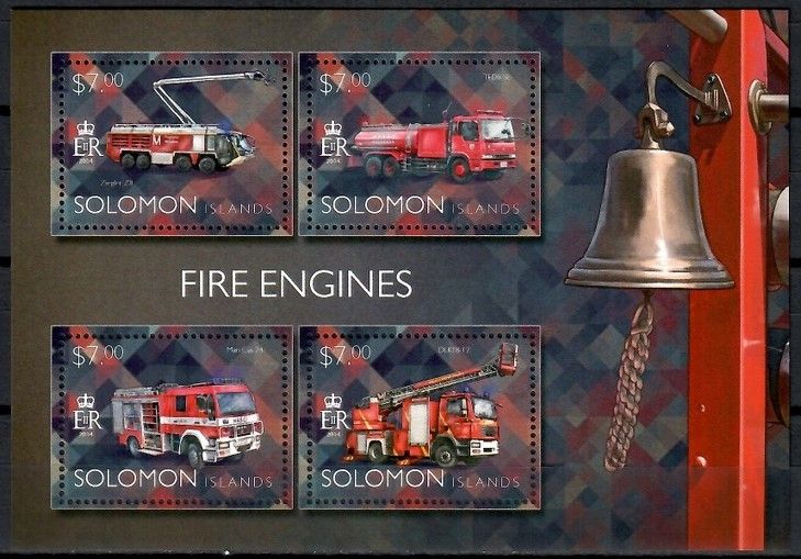 Znaczek Wyspy Salomona 2014 Mi ark 2712-2715 Czyste **