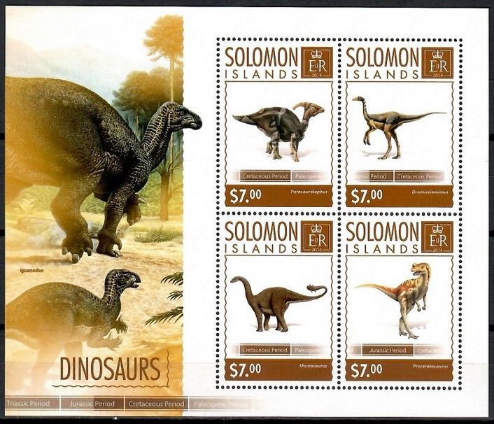 Znaczek Wyspy Salomona 2014 Mi ark 2817-2820 Czyste **