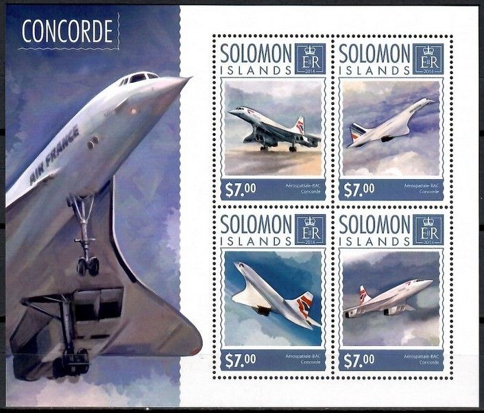 Znaczek Wyspy Salomona 2014 Mi ark 2862-2865 Czyste **