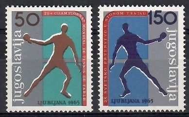 Znaczek Jugosławia 1965 Mi 1104-1105 Czyste **