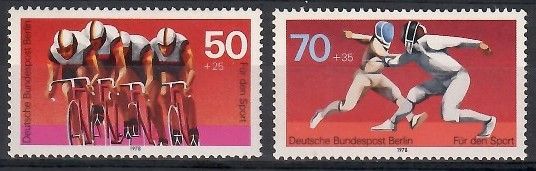 Znaczek Berlin, Niemcy 1978 Mi 567-568 Czyste **