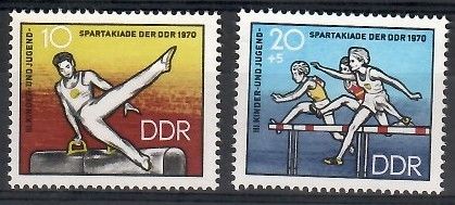 Znaczek NRD / DDR 1970 Mi 1594-1595 Czyste **