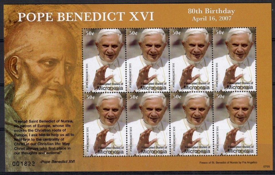 Znaczek Mikronezja 2007 Mi ark 1789 Czyste **